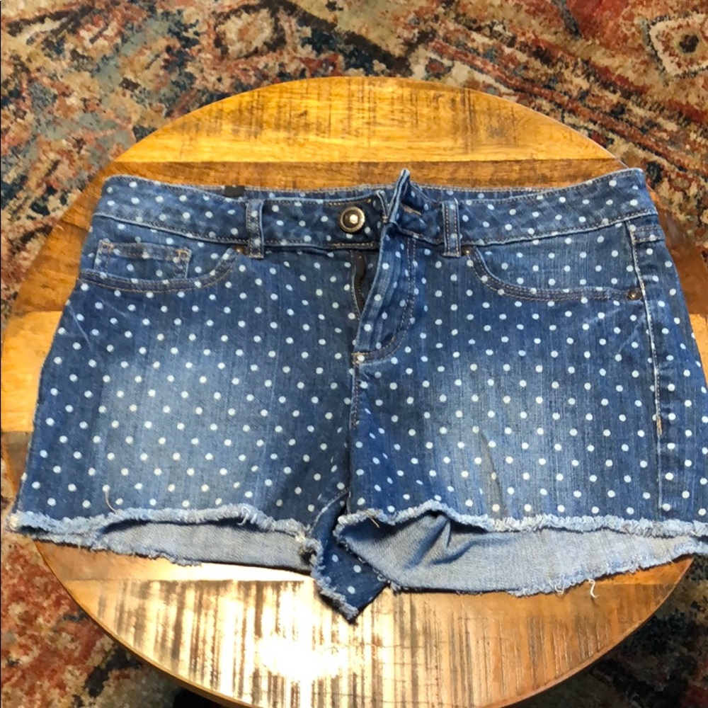Lauren Conrad Jean Polka Dot Shorts